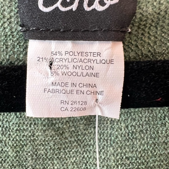 Echo Poncho Cape Green NWT - Picture 6 of 7